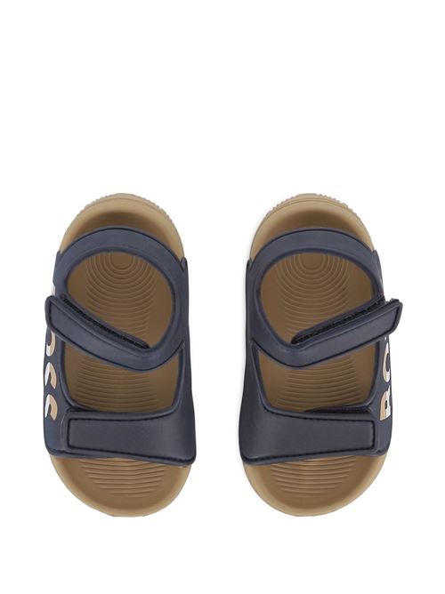 Sandalo unisex BOSS Kids blu in gomma BOSS KIDS | J52821849